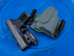 Curved Light Bearing Inside the Waistband Holster